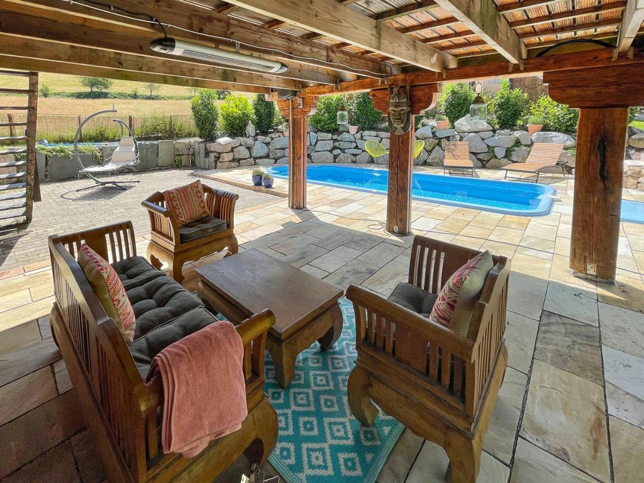 Ferienhaus Kappel Mit Pool Freiburg im Breisgau Exteriér fotografie