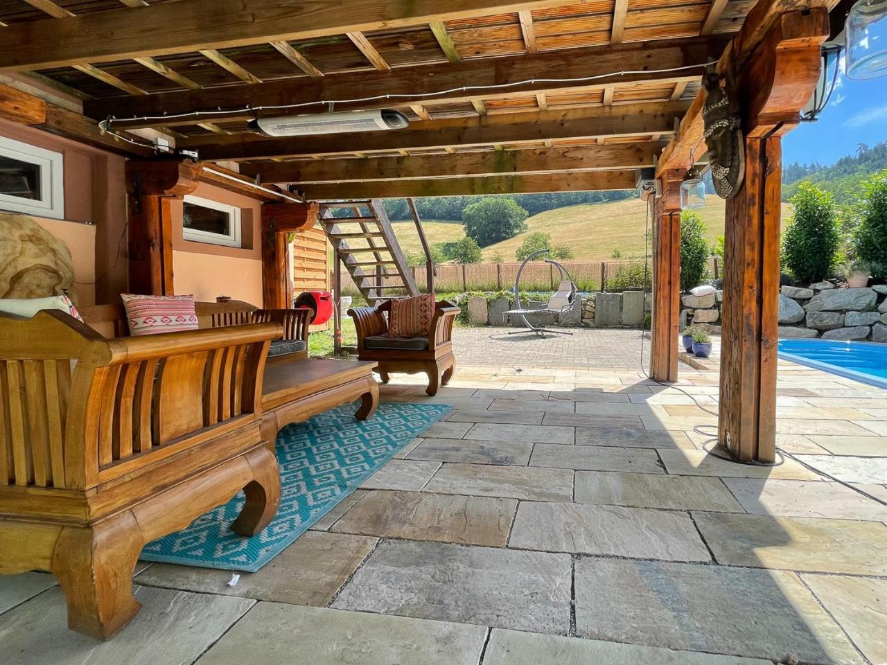 Ferienhaus Kappel Mit Pool Freiburg im Breisgau Exteriér fotografie