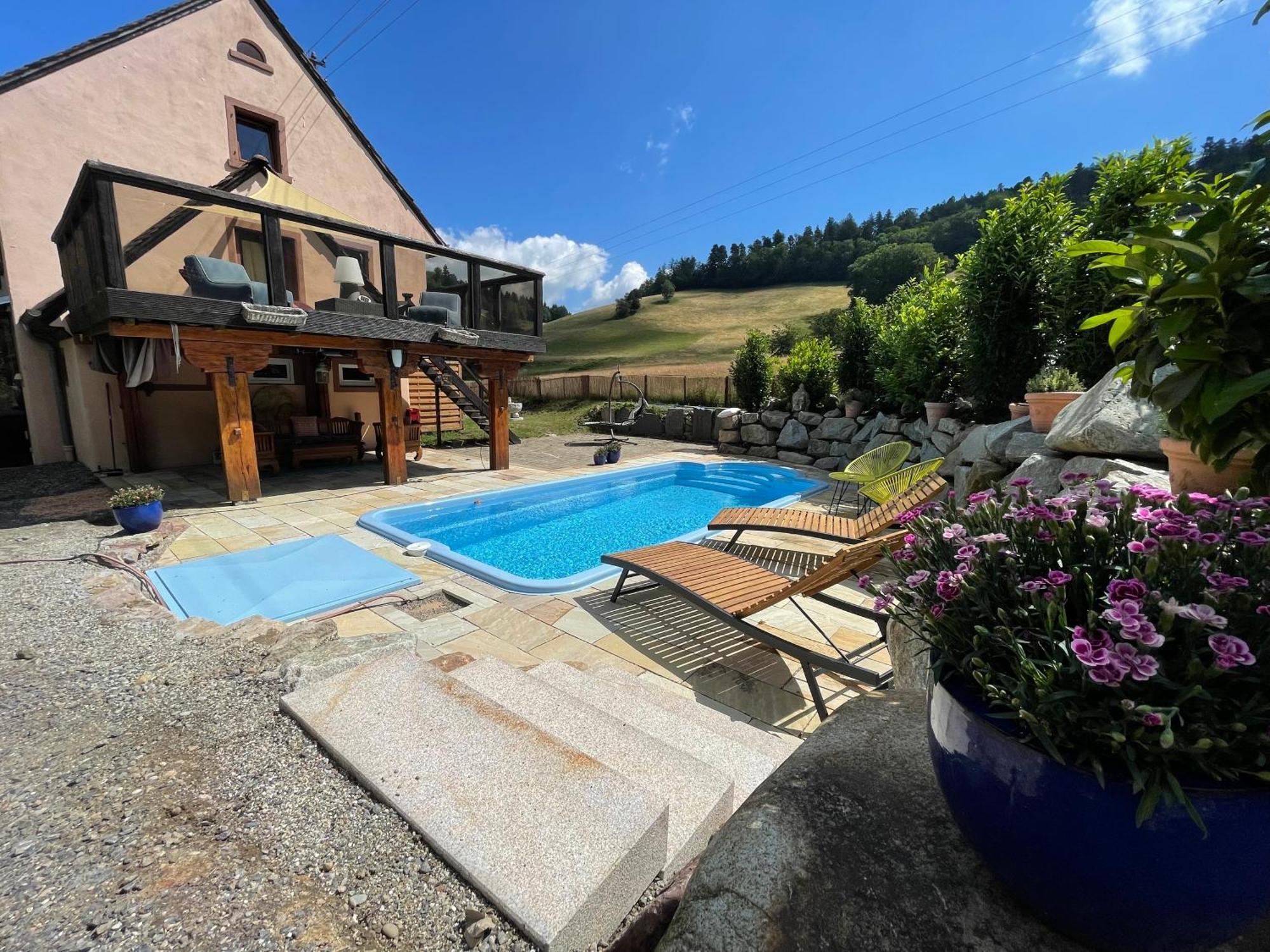 Ferienhaus Kappel Mit Pool Freiburg im Breisgau Exteriér fotografie